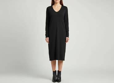 czarne luźne sukienki: Sukienka damska, rozmiar S — 5