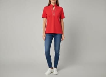 janina stretch t shirt: Janina, Women`s polo shirt, size L — 6