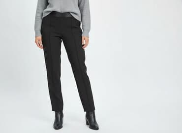 kapcie z mikolajem: Spodnie materiałowe damskie, rozmiar S — 5