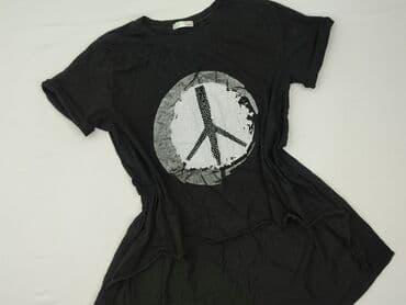 czarny tshirt: Tunika damska, rozmiar M — 1