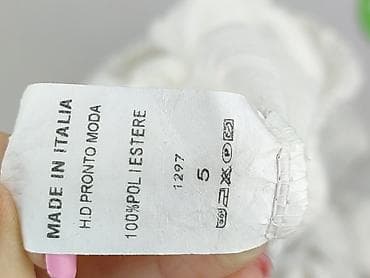 spanx w polsce: Białe damskie spodnie Italy Moda – Made in Italy - Delikatny ażurowy — 5