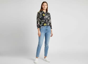 koszula z kokardą hm: H&M, Koszula damska, rozmiar S — 1