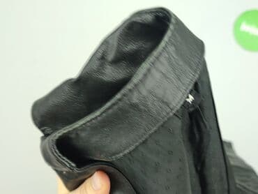 kurtki skorzane zara: Męska kamizelka skórzana - Materiał: prawdziwa skóra (etykieta “Real — 5