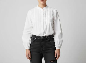 biala bluzka z dlugim rekawem: Bluzka damska, rozmiar 2XL — 6