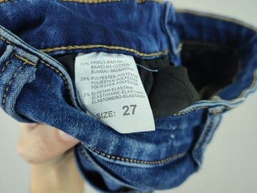 jeansy plus size wysoki stan: M.Sara, Jeansy damskie, S — 6