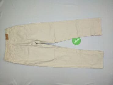 jeansy damskie podarte: NA-KD, Material trousers for women, size S (EU 36) — 3