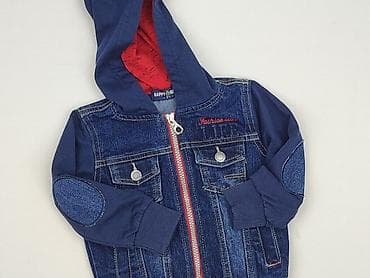 comma bluzki: Dziecięca kurtka jeansowa, 1.5-2 lat, 86-92 cm, Happy, stan - Bardzo dobry — 1