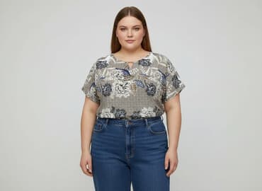 modna bluzka damska: Bluzka damska, rozmiar 4XL — 6