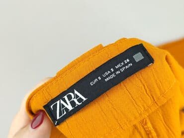 zara spodnie dzianinowe: Zara, Spodnie materiałowe damskie, rozmiar S — 4