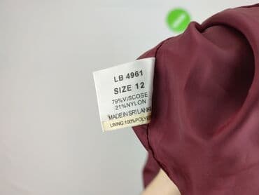 czerwona sukienka w czarne kropki: PLUS, Sukienka damska, L — 6