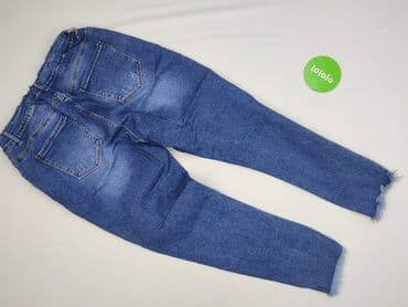 spodnie jeansy z wysokim stanem: Jeansy damskie, rozmiar M — 3