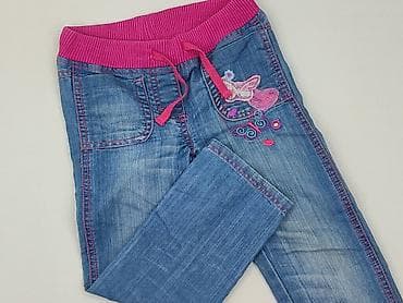 pull and bear white top: Spodnie jeansowe, Topolino, 4-5 lat, 110, stan - Bardzo dobry — 1