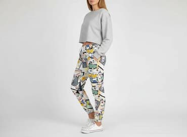 joggery cropp damskie: ITALY FASHION, Spodnie dresowe damskie, rozmiar S — 6