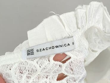 biała bluzka do stroju krakowskiego: SZACHOWNICA, Bluzka damska, rozmiar S — 5