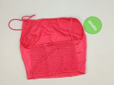 top z piórami czarny: Sinsay, Top damski, S — 3