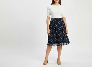 spódnice w groszki stradivarius: H&M, Spódnica damska, rozmiar XL — 6