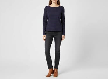 bluzki w paski z serduszkiem: Jigsaw, Bluzka damska, rozmiar L — 7