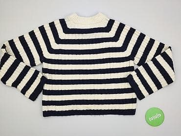 granatowy sweter damski: H&M, Sweter damski, rozmiar M — 3