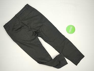 mango jeans mom: H&M, Spodnie materiałowe damskie, rozmiar M — 3