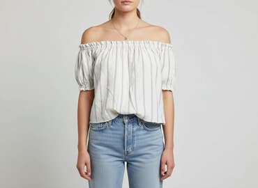 top z odkrytymi ramionami stradivarius: Vero Moda, Bluzka damska, rozmiar M — 7