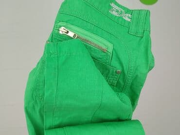 spodnie nabijane ćwiekami: Spodnie materiałowe damskie, rozmiar M — 5