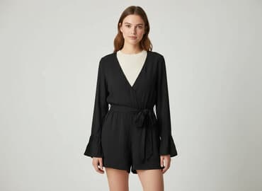 kopertowa sukienki wieczorowa: Kombinezon damski, rozmiar S — 5