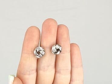złote dodatki do zielonej sukienki: Earrings, Female, condition - Perfect — 3
