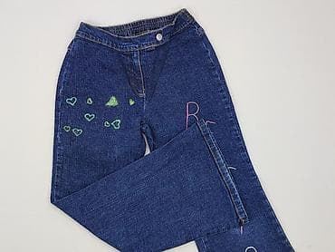 bluza converse: Spodnie jeansowe, Benetton, 5-6 lat, 110/116, stan - Bardzo dobry — 1