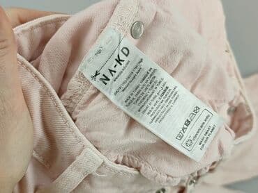 proste jeansy z wysokim stanem: NA-KD, Jeansy damskie, rozmiar S — 6