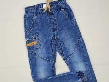 Jeans, Little kids, 9 years, 128/134, condition - Very good