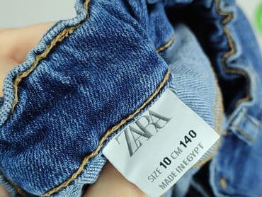 spodnie jeansowe stradivarius: Spodnie jeansowe, Zara, 10 lat, 140, stan - Idealny — 4