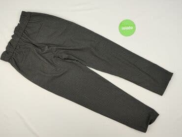 spodnie w paski pull and bear: PULL&BEAR, Material trousers for women, size M — 4