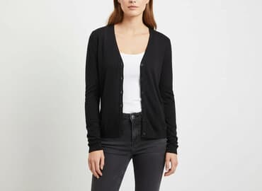 kapcie niedźwiedzie: PULL&BEAR, Kardigan damski, rozmiar M — 6