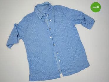 chabrowa bluzki plus size: Koszula damska, rozmiar 2XL — 2