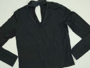 czarne bluzki dekolt v: H&M, Bluzka damska, rozmiar S — 1