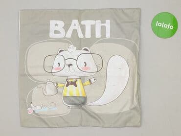 pościel khaki: Pillowcase, 45 x 45, kolor - Szary, stan - Idealny — 2