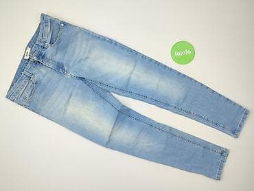 washed blue jeans: Denim, Jeansy damskie, rozmiar S — 2