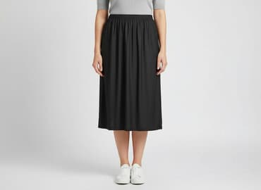 czarne spódniczka na gumce: Spódnica damska, rozmiar L — 5