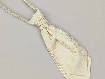 złote dodatki do zielonej sukienki: Tie, color - Beige, condition - Perfect — 1