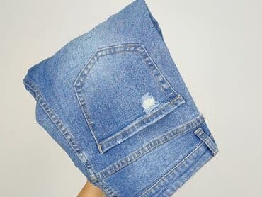 jeansy z asymetrycznym zapieciem: DENIM JEANS, Jeansy damskie, rozmiar M — 5