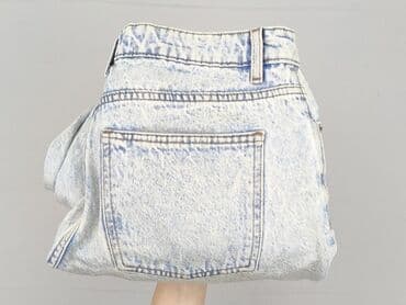 szerokie dżinsy z wysokim stanem: Denim Co, Jeansy damskie, M — 8