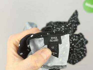 bluza z czerwonym napisem: River Island, Bluzka damska, L — 4