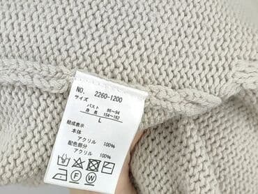 liliowy sweter stylizacje: Sweter damski, L — 5