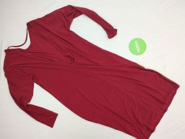 jakie rajstopy do bordowej sukienki: Sukienka damska, rozmiar S — 3