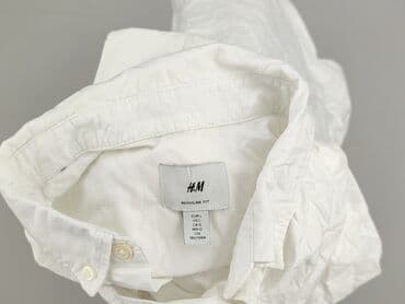 biale bluzki z kolnierzykiem: H&M, Koszulа dla mężczyzn, rozmiar L — 4