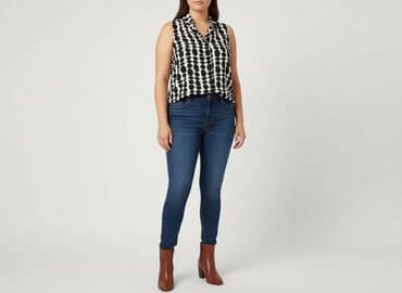 pepco bluzki swiateczne: Peacocks, Bluzka damska, rozmiar 3XL — 6