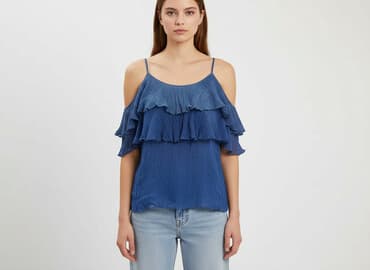 mohito marynarka niebieska: Bluzka damska, rozmiar S — 6