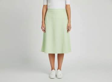 zielone spódniczka w kratkę: Vila, Spódnica damska, rozmiar L — 6