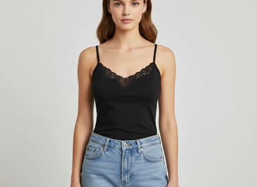 czarne sandały płaskie ccc: Bluzka damska, rozmiar S — 6