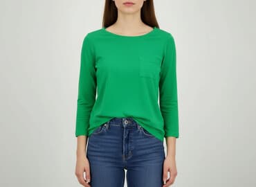 szmaragdowa bluzki damskie: F&F, Bluzka damska, rozmiar XS — 8